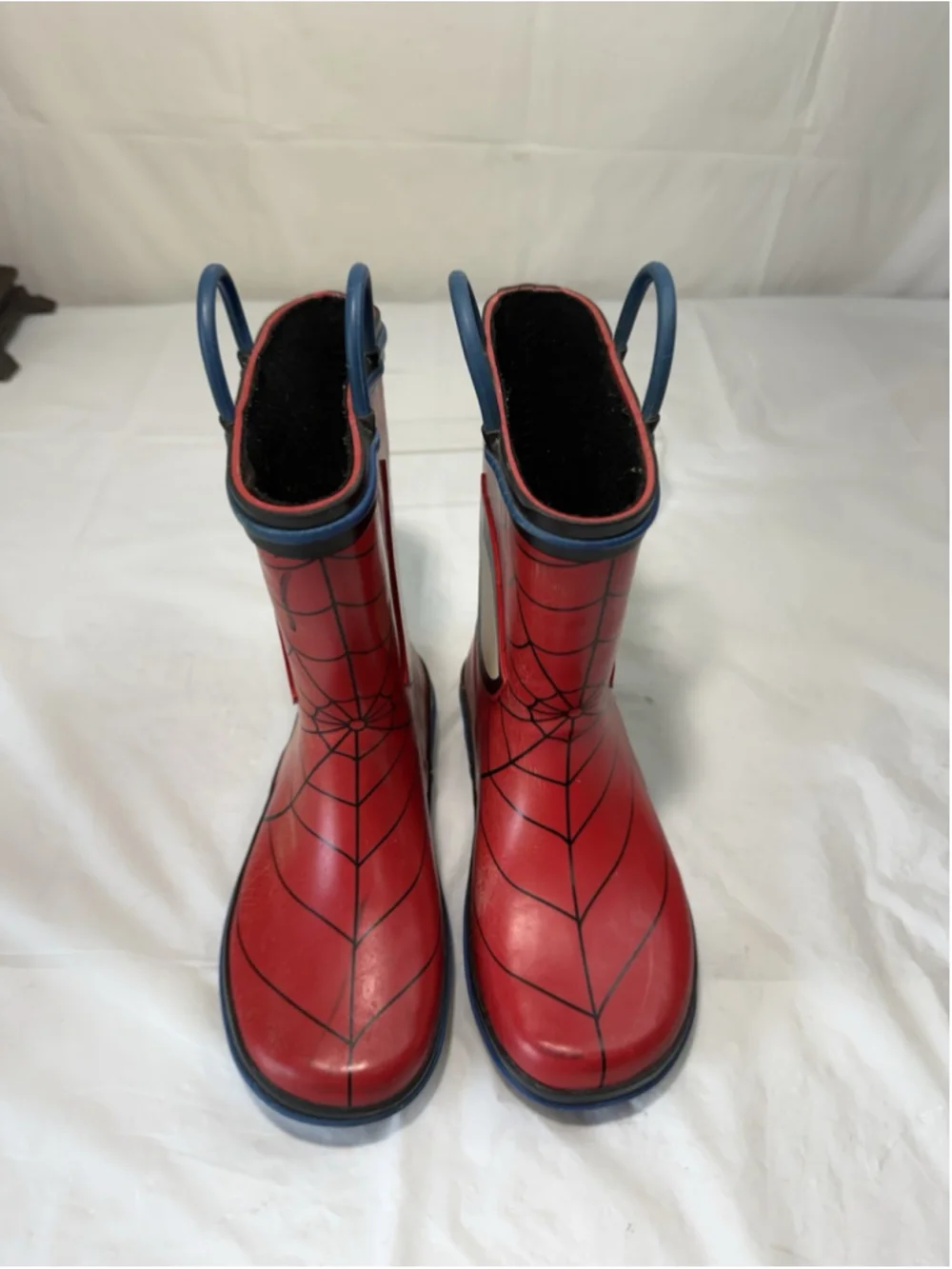 MARVEL SPIDERMAN Boy's Multi-Size RAIN BOOTS Waterproof size 11-12